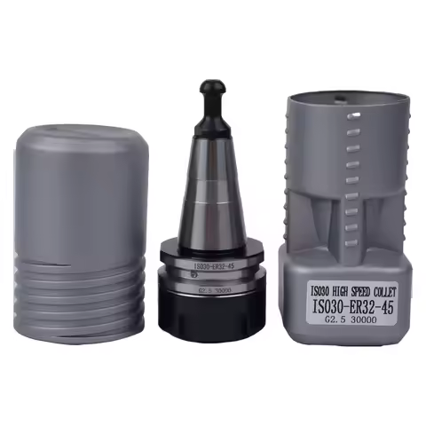 ER32 Balance Collet Sturdy Stainless Steel ISO30 ER32 45L Balance Collet Lathe Chuck CNC Tool Holder