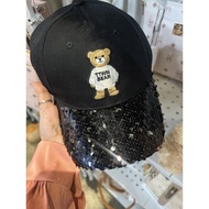 TTWN BEAR CAP Sequined