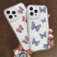 Card Bag Slot Casing for Xiaomi 14T 13T 11T Redmi 15 15C 14C 13C 10A 9C A5 A3 A2 A1 Plus Note 14 13 