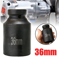 36mm Long 1/2" Drive Double Deep Metric Impact Socket Bi Hex 12 Sided