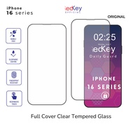 Redkey Clear Tempered Glass iphone 16 Pro Max 16 Plus - Clear Full Cover Tempered glass