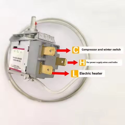 Suitable for TCL Homa refrigerator thermostat WDF25K-1070-028 mechanical temperature control three-p