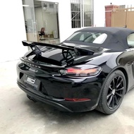 Car Accessories High Quality Carbon Fiber Rear Trunk Lip Spoiler Wing Decoration Fit For Porsche Box