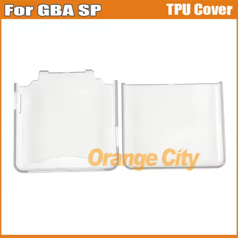 1Set TPU Clear Protective Case Cover Shell For GBA SP Transparent TPU Cover For Gameboy Advance SP F