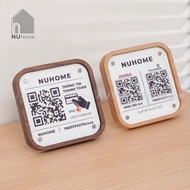 Payment QR information board - Muri | NU Home | Wifi wooden board, wooden board printed with beautif