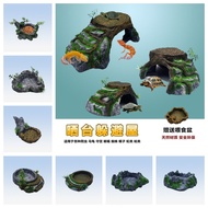 Turtle Sunning Platform Reptile Box Size Climbing Platform Gecko Hide House Snake Nest Spider Scorpi