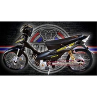 HONDA WAVE 100 STOCK SIZE DECAL STICKER (JRP X THAILAND DESIGN)