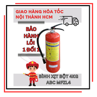 BÌNH CHỮA CHÁY MFZL4 ABC 4Kg BÌNH CỨU HỎA BÌNH BỘT PHÒNG CHÁY CHỮA CHÁY PCCC