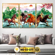 Wall Decor Paintings Set of 3 Ma Dao Successful Mirrors TRUTH AND BEAUTY, Housewarming Gift, Living 