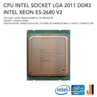 CPU Intel Xeon E5-2680 V2 10 Core/ 20 Thread 2.8-3.6 Ghz 25 MB L3 Cache 115 Watts TDP No Fan Socket LGA 2011 DDR3 (สินค้ามือสองสภาพดีมีการรับประกัน)
