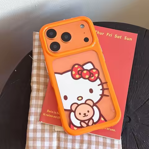 Cute Cartoon Y2K Hello Kitty Mobile Phone Case for IPhone 17 Pro Max 17 Pro 16 Pro Max 17 16 15 14 P