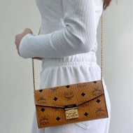 MCM長款斜背包 98新配件盒子