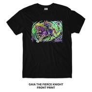 Gaia The Fierce Knight Yu-Gi-Oh Series T-Shirt (Singapore 3-5 Days Delivery) YAMI YUGI YUGIOH Front 