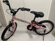 TRINX 粉紅色兒童單車16寸（適合7-9歲）（一隻腳踏略崩）