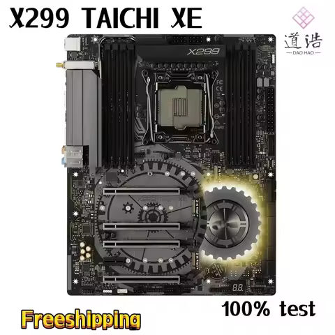 256GB PCI-E3.0 M.2 LGA 2066 DDR4 ATX X299 Mainboard For Asrock X299 TAICHI XE Motherboard 100% Teste