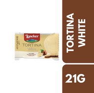 Loacker Tortina White 21g++ ล็อคเกอร์ ทอร์ทิน่า ไวท์ 21กรัม