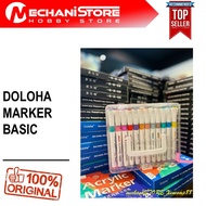 DOLOHA Acrylic Marker Basic - Basic Color Acrylic Marker (alternative DSPIAE HobbyMio Mr Hobby Tamiy