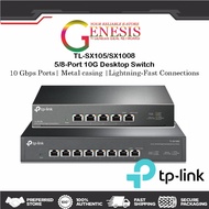 TP-LINK TL-SX1008/TL-SX105  8/5-PORT 10G DESKTOP/RACKMOUNT METAL CASING SWITCH