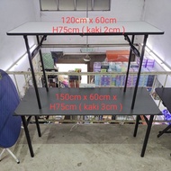 Foldable Banquet Table Event / Catering / Hall / Buffet Folding Table / Outdoor Dining Meja Lipat Ni