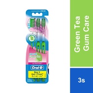 Oral-B UltraThin Green Tea Gum Care Extra Soft Manual Toothbrush 3s