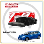 Toyota Caldina GT4 Turbo ST246 2002-2007 Front Rear Disc Brake Pad