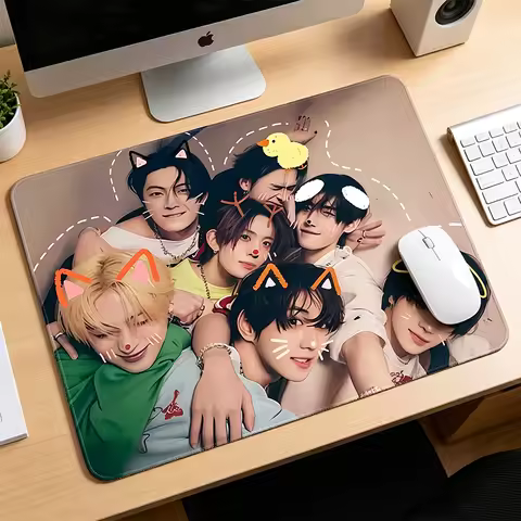 ENHYPEN Kpop Mouse Pad Anti-slip Mousepads Size 18x22cm Office Desktop Non-slip Mouse Pad Fashion De
