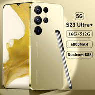 โทรศัพท์มือถือราคาถูก S23 Ultra+ 5G ใช้แอพธนาคาร ไลน์ ยูทูปได้ โทรศัพท์ 7.5“ HD+ รองรับ2ซิม 4G/5G แร