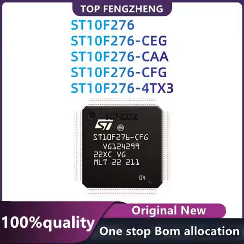 New original ST10F276-CFG ST10F276 ST10F276-CEG ST10F276-CAA ST10F276-4TX3 20X20X1.4MM QFP144 proces