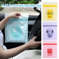 MG Biodegradable Easy Stick-On Trash Bag 15/30/60pcs Self Adhesive Bag with Cute Pattern for Car Office Home Supplies @sg