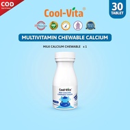 Coolvita Milk Calcium Chewable High Calcium Milk Flavored Chewable 30 Chewabletablet
