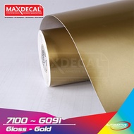 Maxdecal 7100 Gold Gloss Gold Gloss Skotlite Sticker Meter