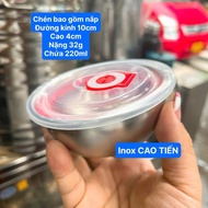 304 stainless steel bowl - 304 stainless steel bowl with lid