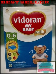 Vidoran My baby 0-6 Bulan Kemasan 125gram exp 2026/SUSU VIDORAN 0-6 KEMASAN 125GRAM EXP 2026