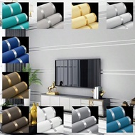 1 Roll Non-Adhesive Non-Woven Wallpaper, 374.02 In X 20.87 In, Faux Suede Deer Skin Texture Modern M