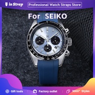 Apply to SEIKO PROSPEX SSC813P1 SSC909P1 20mm Rubber Strap, Waterproof and Sweatproof Replacement fo