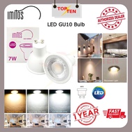 Imitos GU10 Led Bulb 7W Spotlight Eyeball Track Light Led Light Bulb Mentol GU10 (1 Year Warranty)
