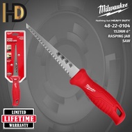 Milwaukee Rasping Jab Saw / 6" 152MM Rasping Jaw Saw / 48-22-0104 / Milwaukee Hand Tool / Milwaukee 