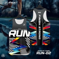 RUNNING SINGLET DESIGN RUN-02 SINGLET MAN RUNNING SINGLET