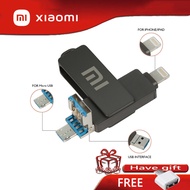 xiaomi USB 3.0 Three in One Flash Drive 8GB 16GB 32GB 64GB 128G 256GB 512GB Type-C USB Memory Stick