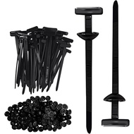 100PCS Nylon Universal Cable Tie Buckle – Cable Tie Buckles & Zip Tie Clips – Universal Nylon Zip Ti