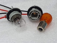 (สินค้าพร้อมส่ง) ขั่วหลอดไฟเลี้ยว ไฟถอย รถยนต์ ขั่ว BA15S 1156 ขั่วบิด 1 จุด (ขั่วไฟ 180 องศา)  เลี้