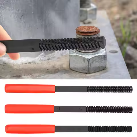 1/3Pcs Thread File High Hardness Thread Restorer File Multipurpose Metric Thread Repair File Hand To