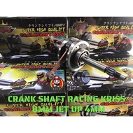CRANKSHAFT HYPER KING RACING KRISS 110 8MM JET 4MM(READY STOCK)