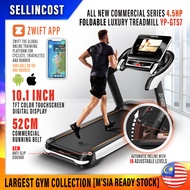 SellinCost FOLDABLE Treadmill Murah 4.5HP Motor with Zwift App & Bluetooth Speaker 10.1" TFT Touch S