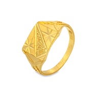 Top Cash Jewellery 916 Gold Men Design Biscuit Ring