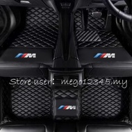 BMW F10 F30 E60 E90 G20 G30 RHD Leather Floor Mat Carpet for Right-Hand Drive