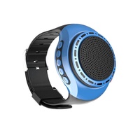 USB Rechargeable Bicycle Audio Portable Wrist Watch Speaker Cool Lighting Bluetooth-Compatible Sport