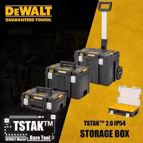 DEWALT TSTAK™ 2.0 IP54 Storage Box DWST82968-1-23 DWST83345-1-23 DWST83346-1-23 DWST83347-1-23 Power