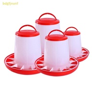 BDGF 1/4/6/8/10Kg Automatic Chicken Feeder Bucket Rooster Hen Feeding Device, Farm Animal Poultry Qu