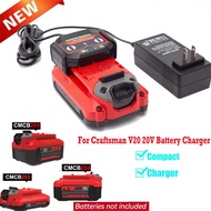 1x US plug Battery Charger For Craftsman V20 20V MAX Series Li-ion Battery